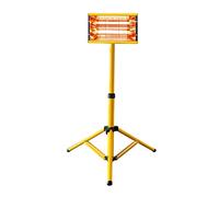EDEDE Secador de Pintura Infrarrojo 2000W Infrared Paint Curing Lamp Handheld Short Wave Heater Baking Light Infrared Lamp Light Shortwave Liftable Car Body Paint Drying Lamp