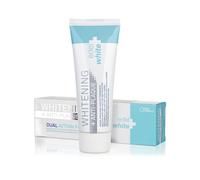 edel+white Anti-Plaque+ Pasta de dientes blanqueadora 3 x 75ml, paquete de 3