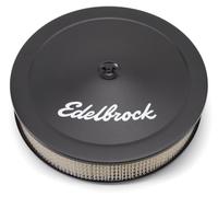 Edelbrock 1223 Pro-Flo negro acabado 3 "redondo filtro de aire elemento con 14 cm de diámetro