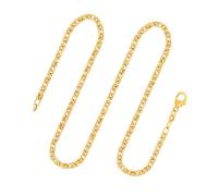 EDELIND Cadena del Rey 2.8 mm Oro Amarillo 585/14 K Cadena bizantina, Collar Cadena Oro Mujer Hombre, long. 80 cm, peso ap.48.8g Caja de Regalo de joyería