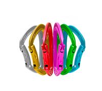 Edelrid - Cintas express Escalada - Mission Sixpack II de Aluminio - Rojo