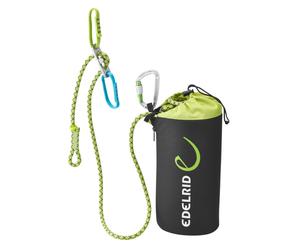 Edelrid - Cintas y cabos de anclaje - Via Ferrata Belay Kit II - Talla 25 m - Verde Verde 25 m
