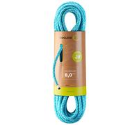 Edelrid - Cuerdas Escalada - Guide Assist Eco Dry 8,0 Mm II Icemint - Talla 20 m - Azul Azul 20 m