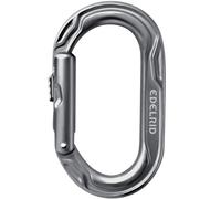 Edelrid Kiwi Slider mosquetón ovalado de seguridad de escalada - Anthracite