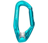 Edelrid - Mosquetones Escalada - Axiom Icemint de Aluminio - Azul Azul