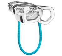 EDELRID Dispositivo de seguridad Nano Jul Unisex para adultos Talla única Gris/Azul