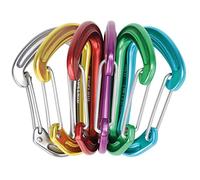Edelrid Nineteen G Sixpack mosquetones con gatillo de alambre de escalada (pack 6 unidades)