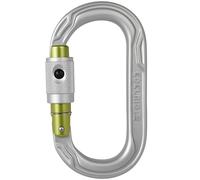 Edelrid Oval Power 2500 Permalock mosquetón ovalado de seguridad de escalada - Silver