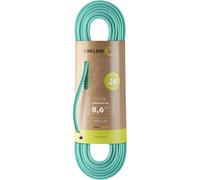 Edelrid Siskin Eco Dry 8.6 mm cuerda de escalada con triple homologación - Icemint - 70 m