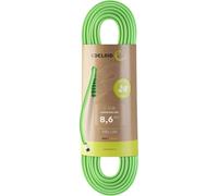 Edelrid Siskin Eco Dry 8.6 mm cuerda de escalada con triple homologación - Neon Green - 80 m