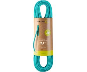 EDELRID Skimmer Eco Dry 7,1mm, 50 M - Hombre - Azul / Blanco - talla única- modelo 2026