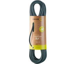 EDELRID Skimmer Eco Dry 7,1mm, 50 M - Unisex - Negro / Gris - talla única- modelo 2026