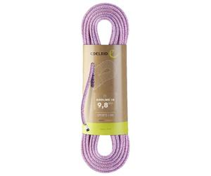 EDELRID Unisex - Adultos Birdlime 1R 9,8 mm Cuerda de Escalada Rosa Real 50 M