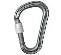 EDELRID Unisex - Adultos HMS Magnum Screw Carabiner, Slate, Talla única