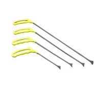Edelstahl Dellenentfernungsstange PDR - Gelb + Silber Mit Komfortgriff | Robust Für Hagelschaden Türbeulen Auto Reparatur | Dent Repair Tool Einsteiger Geeignet Für Meiste Modelle
