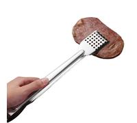 Edelstahl-Küchenzange, Grillwurst-Wendezange zum Kochen | Küchendrehwurst-Kochzange - Servierzange aus, einem praktischen Edelstahl für Edelstahl, Grillzange für Buffets, Hochzeiten