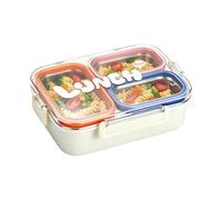 Edelstahl Lunchbox Auslaufsicher | Isoliertes 3-Fächer Essensbehältnis