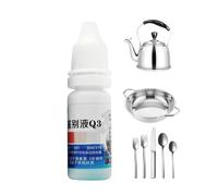 Edelstahl-Materialtester - 12 ml Legierungs-Reagenz, präzise zuverlässig, kompakt vielseitig, einfach anwendbar | chemischer Prüfer für Besteck Geschirr Töpfe Pfannen Baumaterial Labor Industrie Haush