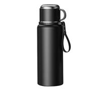 Edelstahl Wasserflasche - 600 800 1000 ml Isolierflasche | Auslaufsichere Thermo Trinkflasche - 48h Wärmeisolierung für Sport Fitness Schule Camping Reisen und Alltag