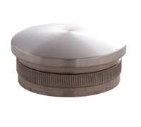 Edelstahldiscounter S011106 - Tapa para tubería (acero, abombada, diámetro: 42,4 mm)