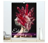 Edelsteine - Inspirierende Mineralien und Kristalle (hochwertiger Premium Wandkalender 2026 DIN A2 hoch), Kunstdruck in Hochglanz: Frauenporträts im ... - Ein festliches Spiel der Farben.