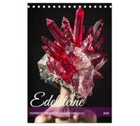 Edelsteine - Inspirierende Mineralien und Kristalle (Tischkalender 2026 DIN A5 hoch), CALVENDO Monatskalender: Frauenporträts im Glanz von Kristallen ... - Ein festliches Spiel der Farben.