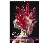 Edelsteine - Inspirierende Mineralien und Kristalle (Wandkalender 2026 DIN A2 hoch), CALVENDO Monatskalender: Frauenporträts im Glanz von Kristallen ... - Ein festliches Spiel der Farben.