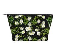 Edelweiss Alpina Suiza Floral, Bolsa de artículos de tocador Bolsa de Maquillaje Bolsa de cosméticos Bolsa de artículos de tocador de Viaje portátil