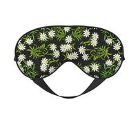 Edelweiss alpina suiza floral, Cubreojos completos Antifaz bloqueador de luz Antifaz para dormir Antifaz suave con los ojos vendados Noche