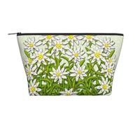 Edelweiss Flores de montaña suizas, Bolsa de artículos de tocador Bolsa de Maquillaje Bolsa de cosméticos Bolsa de artículos de tocador de Viaje portátil