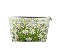 Edelweiss Flores de montaña suizas, Bolsa de artículos de tocador Bolsa de Maquillaje Bolsa de cosméticos Bolsa de artículos de tocador de Viaje portátil