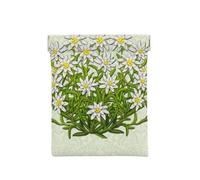 Edelweiss Flores de montaña suizas, Squeeze Top Wallet Bolsa de Almacenamiento para Mujer Monedero pequeño Bolsa de Cambio