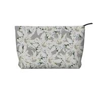 Edelweiss Moderno, Flores Alpinas suizas,Neceser de Pana, Neceser de Maquillaje portátil, Neceser de Viaje