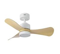 Eden pulse Ventilador DC 18W 1900lm 3 aspas, 91d, 3000-4000-6500K, control remoto, memoria y temporizador - ideal para climatización y confort.