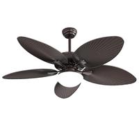 Eden pulse Ventilador DC 24W, 5 aspas, 6 velocidades, 2950 lm, control remoto, memoria de temperatura 3000-4000-6000K, ideal para climatización.