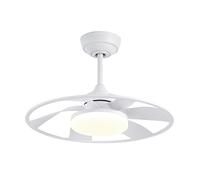 Eden pulse Ventilador DC 26W 6 Aspas 2950lm 3000-4000-6500K 6 Velocidades Control Remoto con Memoria y Temporizador para Climatización Eficiente.