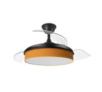 Eden pulse Ventilador DC 72W, 91dB, 3 aspas, 7200lm, 3000-4000-6000K, control remoto, memoria, temporizador - Ideal para clima fresco y ahorro energético.