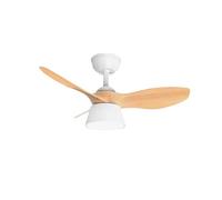 Eden pulse Ventilador DC cúbico 36W, 2680 lm, 3 aspas, 3000K/4500K/6000K, control remoto, temporizador, memoria - Ideal para refrescar y ambientar espacios.