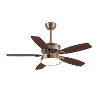 Eden pulse Ventilador de 30W DC con 5 aspas, 6 velocidades, 3 colores, control remoto, memoria, temporizador y 2850 lm - ideal para refrescar espacios.