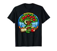 Eden Serpent Manzano Vitral Creación Arte Diseño Camiseta