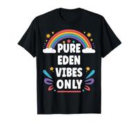 Eden Vibes Only Cute Retro Girls Eden Name Camiseta