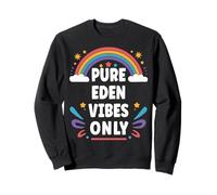 Eden Vibes Only Cute Retro Girls Eden Name Sudadera