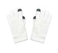 Edenswear Guantes con incrustaciones de zinc con pantalla táctil para mujeres y hombres con eczema - Terapia de envoltura húmeda (grande)