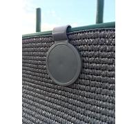 edenvista Clips de fijación, con protección antirrayos UV, para Lona separadora de 90 a 350 g/m2 | Bolsa de 20 Piezas, Color Gris Oscuro.