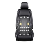 Edeodi Cojines de Asiento de Coche Ventilados Funda de Asiento Delantero de Coche con Masaje Protectores de Asiento de Coche Refrigerantes Universales 12-24V 1 Funda (16 Ventilador Negro)