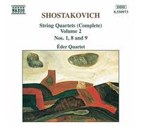 Eder-Quartett - Chostakovitch : Quatuors à cordes n° 1, 8 et 9 (intégrale vol. 2)