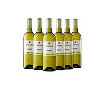 EDERRA Vino blanco 100% Verdejo, DO Rueda - Caja de 6 botellas 75cl