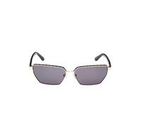 Guess Gafas de sol GU00106 05A Mujer Metal Negro/Gris Geométricas 59 mm