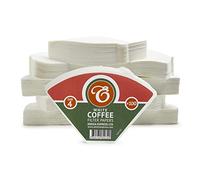 EDESIA ESPRESS - 1000 Filtros de Café Cónicos de Papel - Filtro de Café N°4 para Cafetera Manual, Método Pour-Over y Preparación Suave - Tamaño 4 Blanco