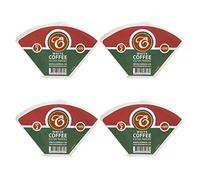 EDESIA ESPRESS - 400 Filtros de Café Cónicos de Papel - Filtro de Café N°2 para Cafetera Manual, Método Pour-Over y Preparación Suave - Tamaño 2 Blanco